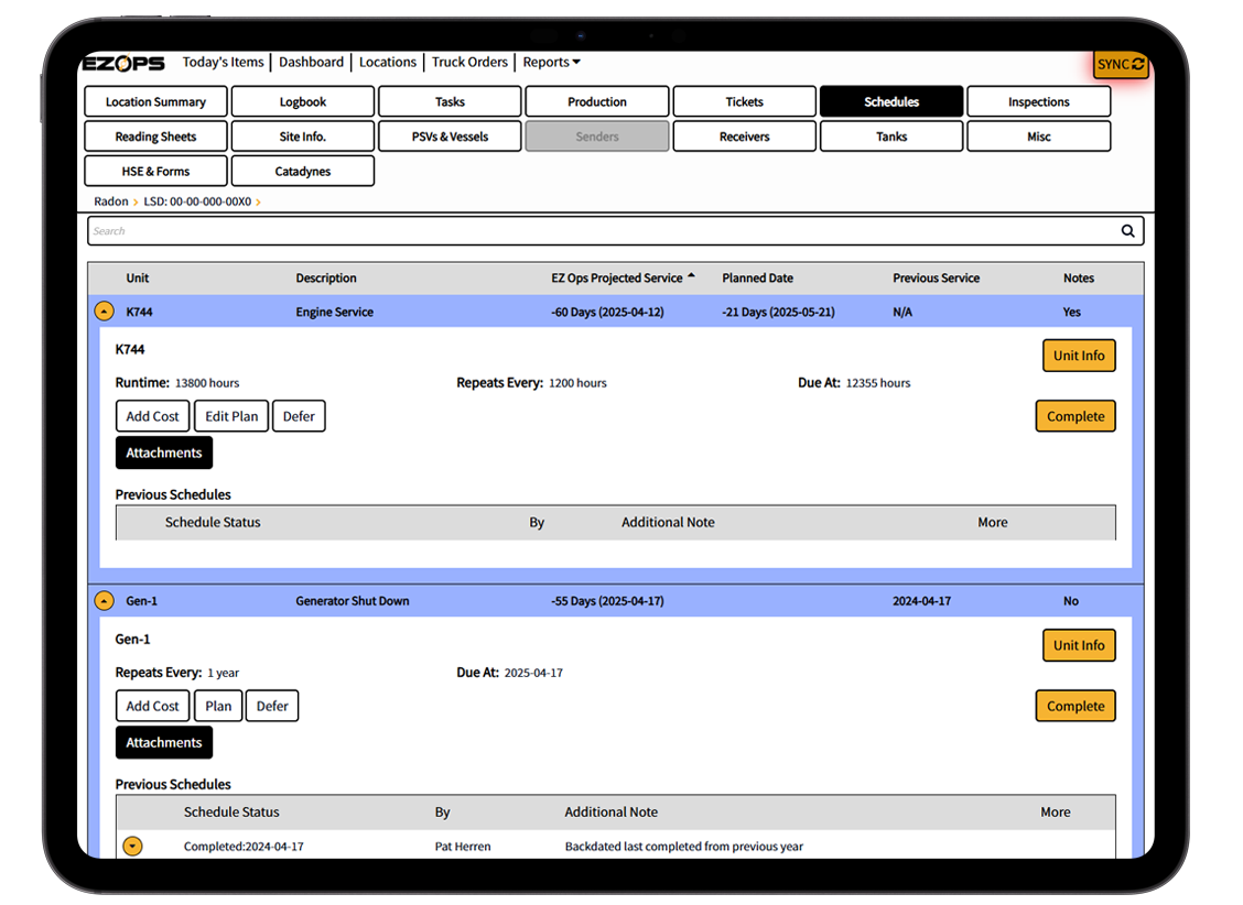 Maint_schedules